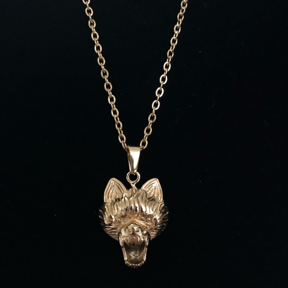 Animal Stainless Steel Pendant with Chain